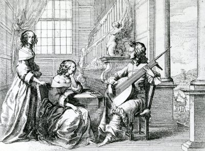 The Music Lesson by Unbekannt Unbekannt